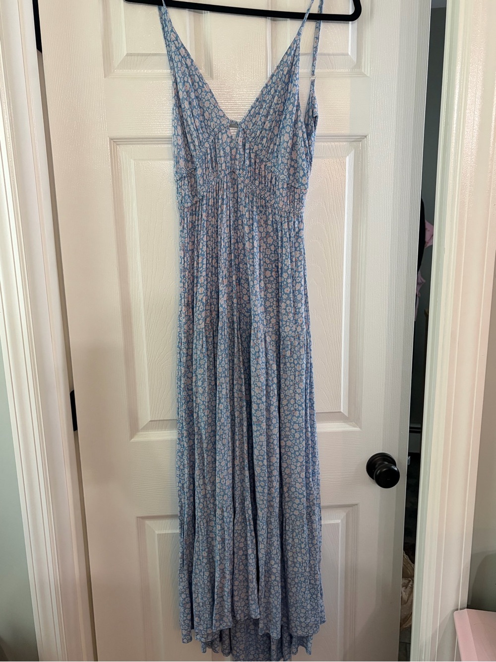 Angie Blue Floral Print Dress
